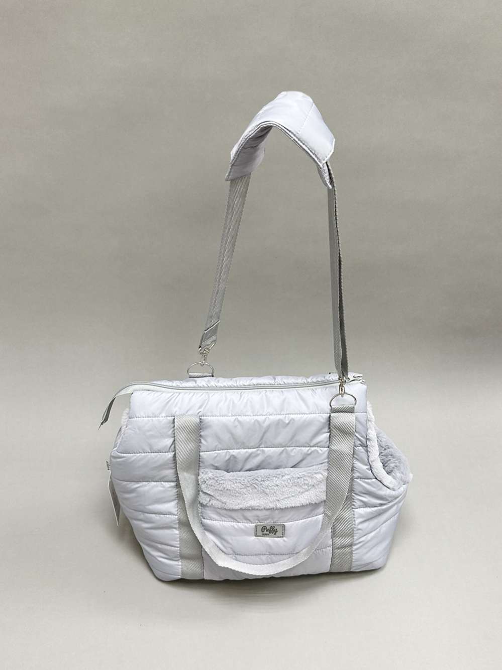 Длинная регулируемая ручка на плечо Дакота серая