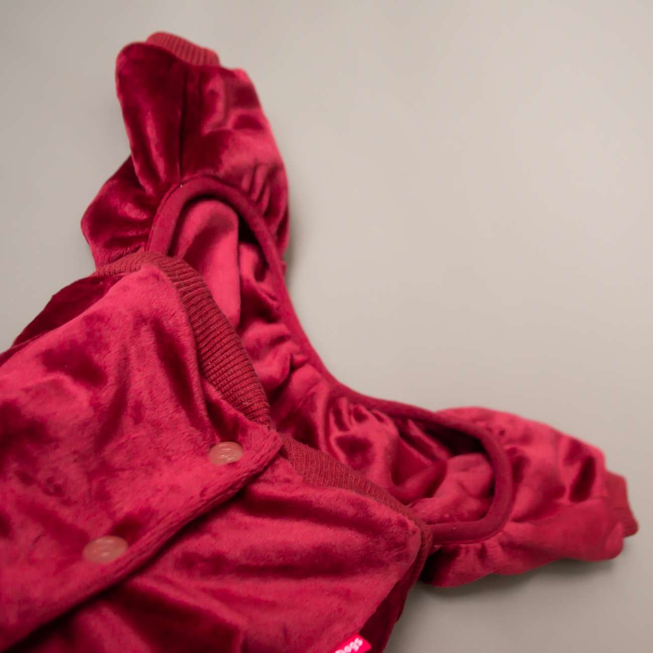 Костюм для собак утепленный велюровый ForMyDogs Махагон