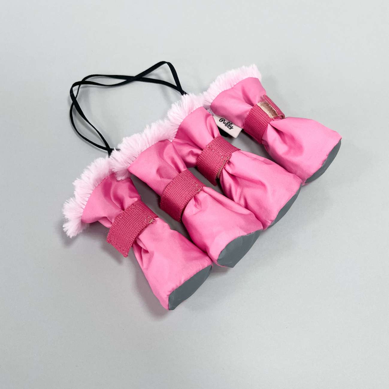 Зимняя обувь для собак Подтяжки Фукси