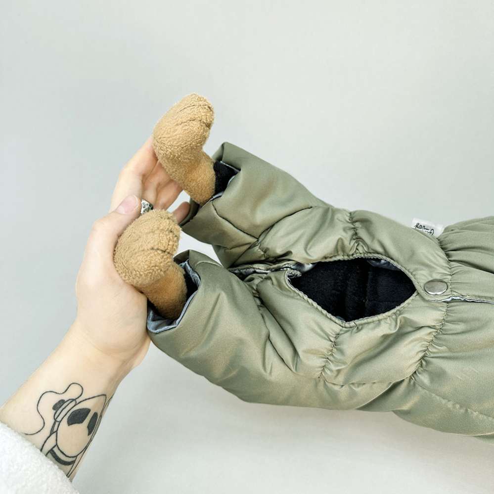 Комбинезон Puffy Дино Хаки