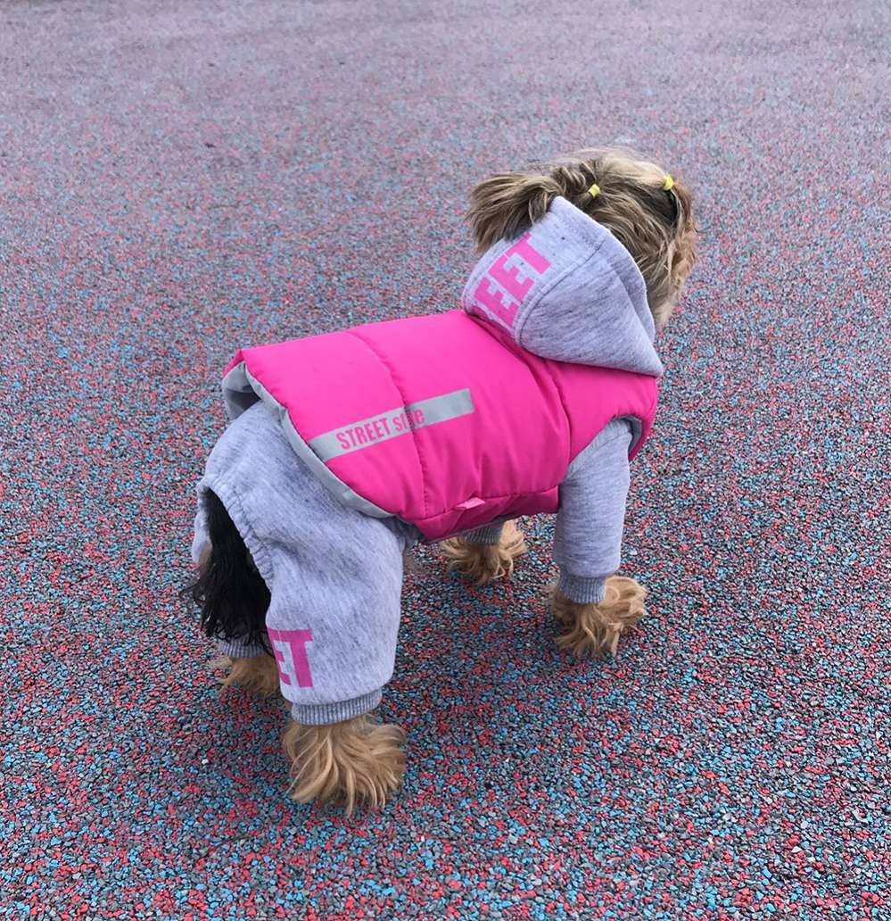 Жилет для собаки двухсторонний Premium Неон