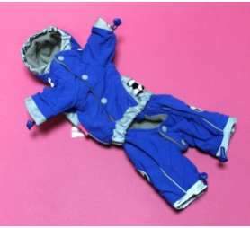 Дождевик для собаки утепленный ForMyDogs Футбол