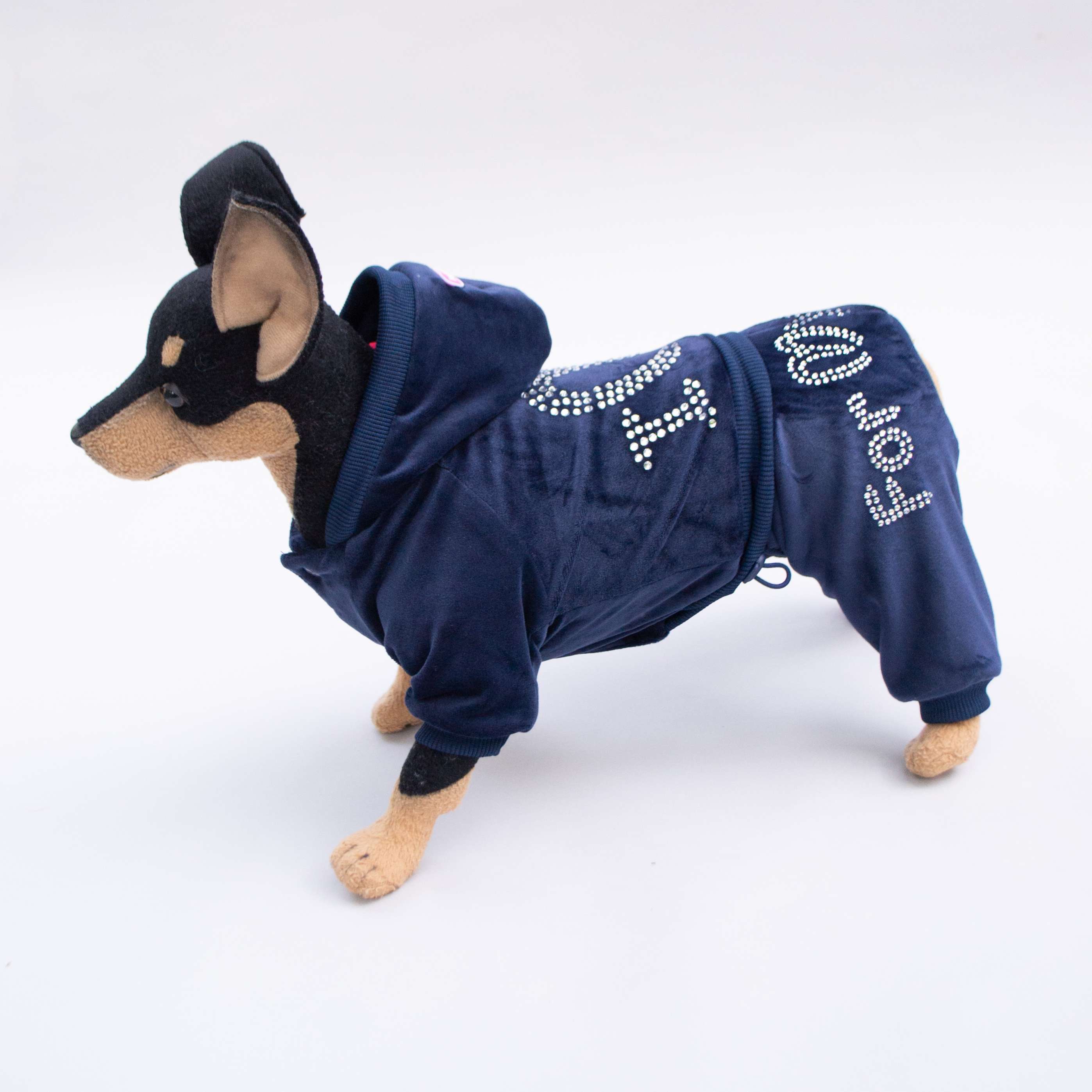 Костюм для собак утепленный велюровый ForMyDogs Винсент