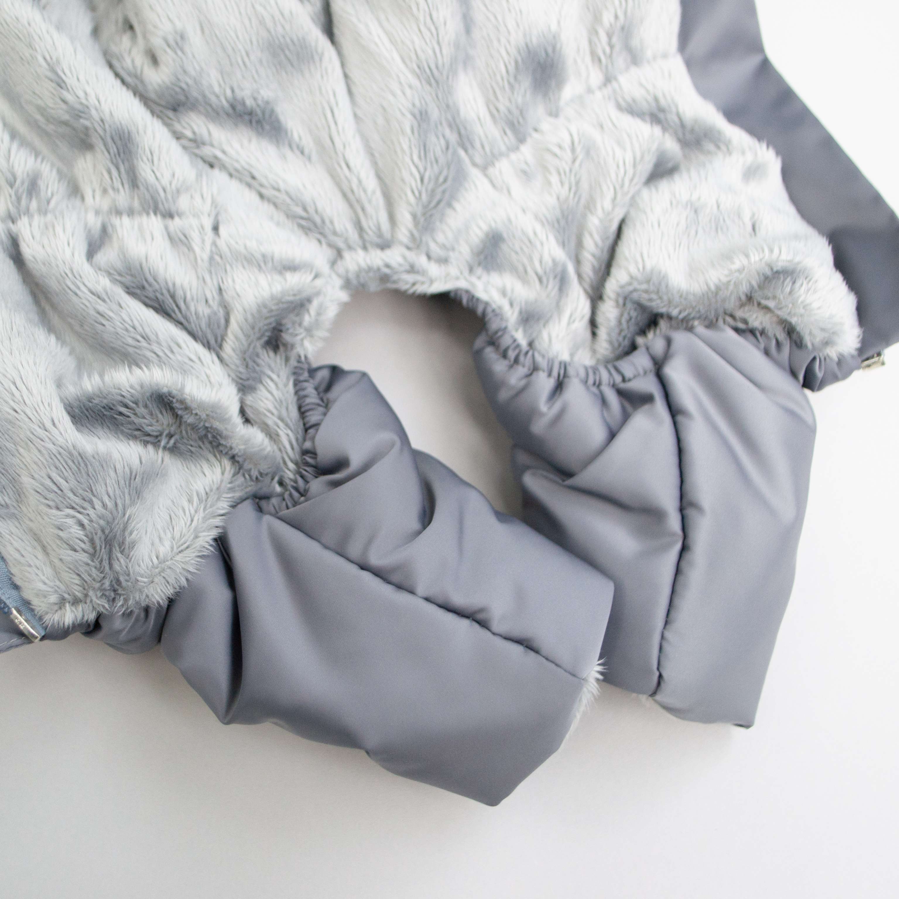 Зимний комбинезон для собак Северное сияние Сталь