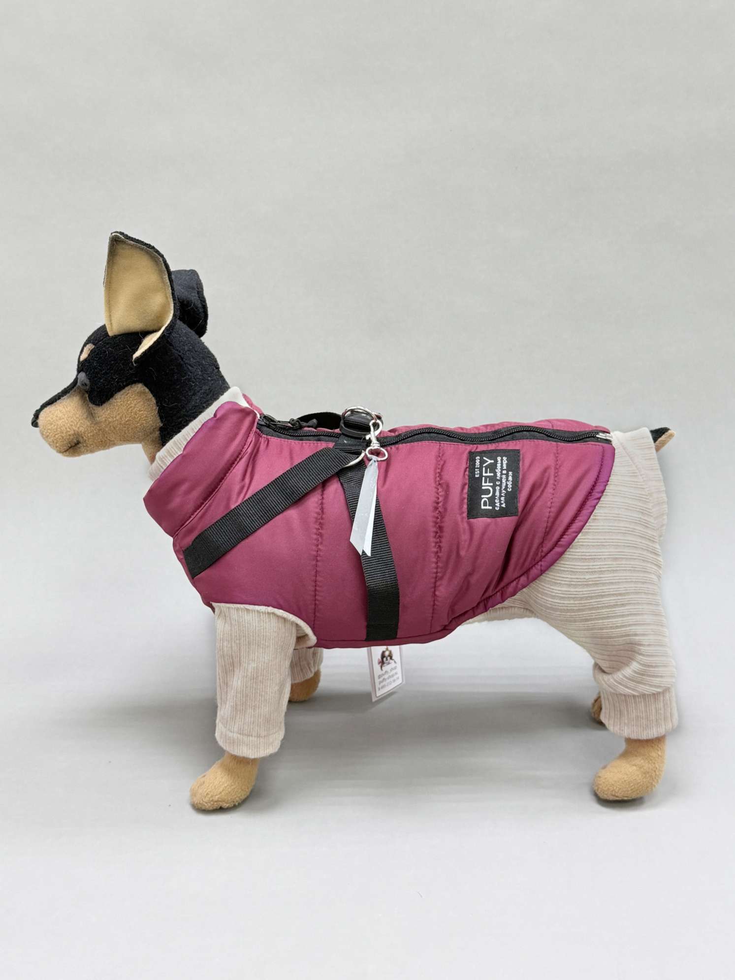 Костюм-боди для собак Puffy Лапша Латте