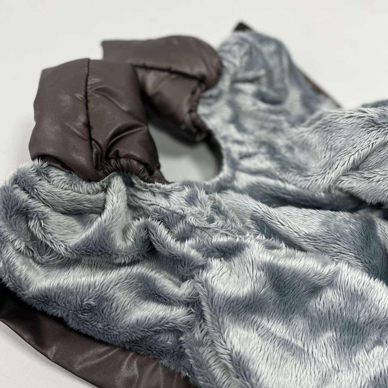 Зимний комбинезон для собак Северное сияние Шоколад