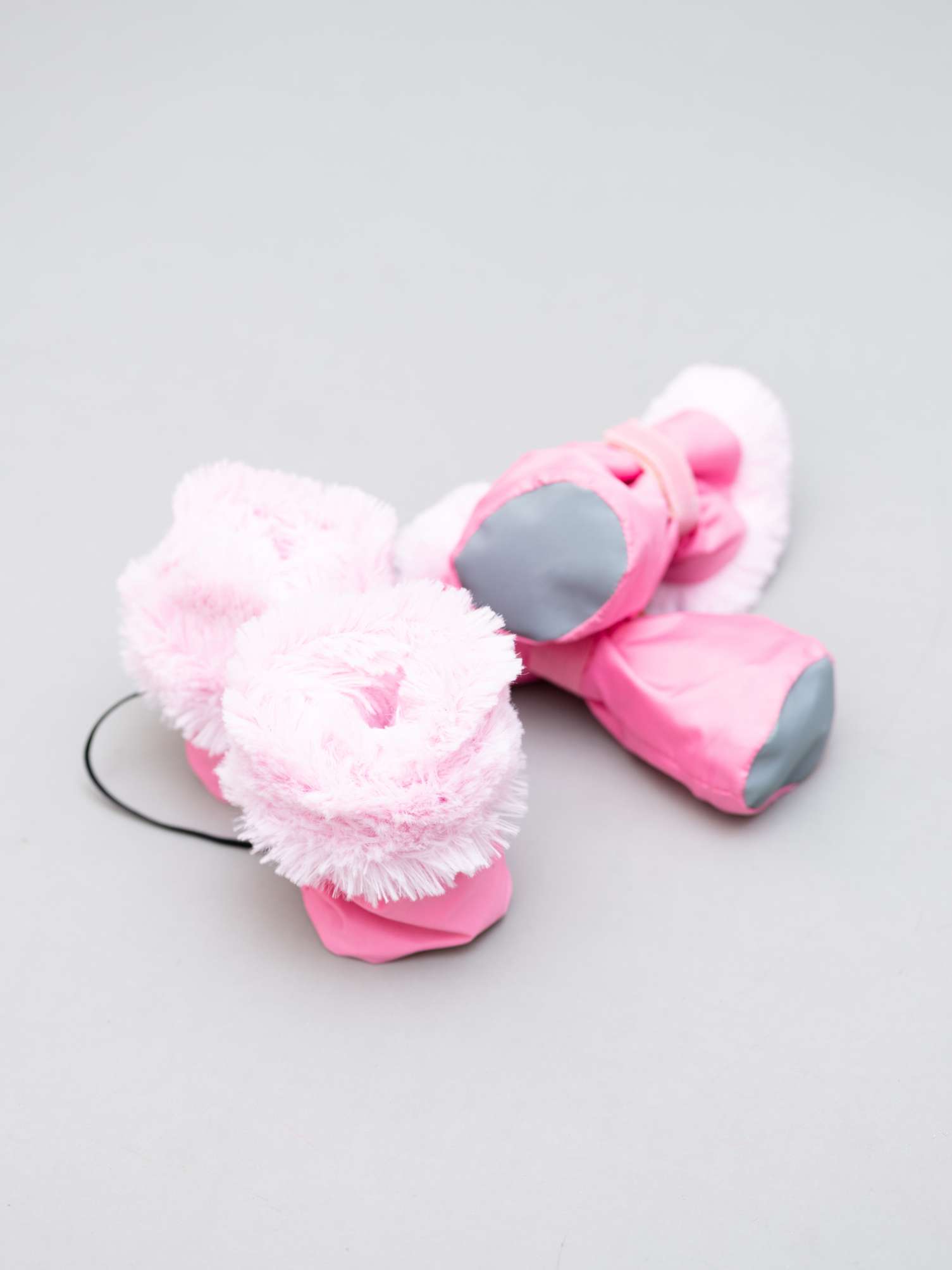 Зимние мешочки Подтяжки Розовый