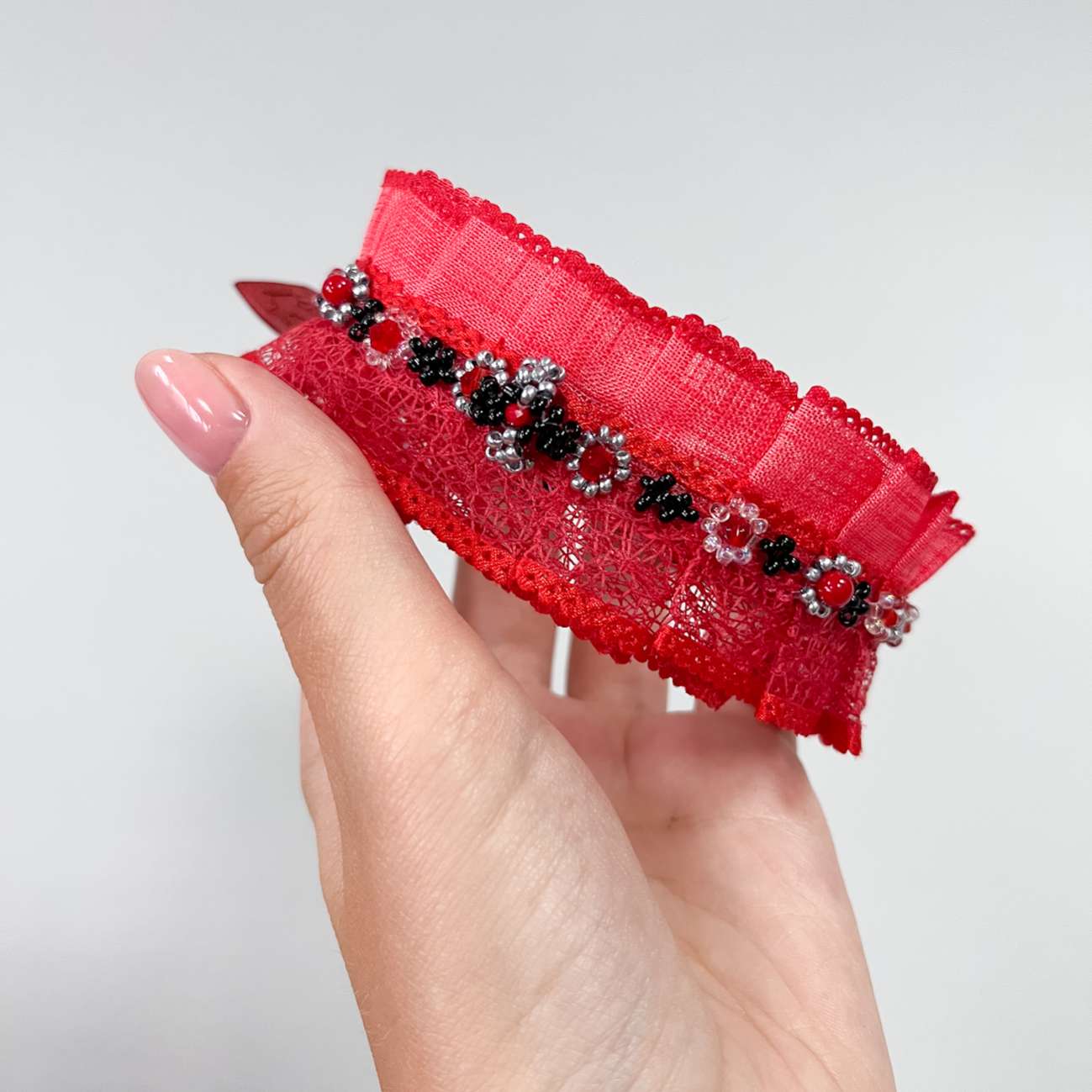 Ошейник для собак с натуральным камнем Кармен