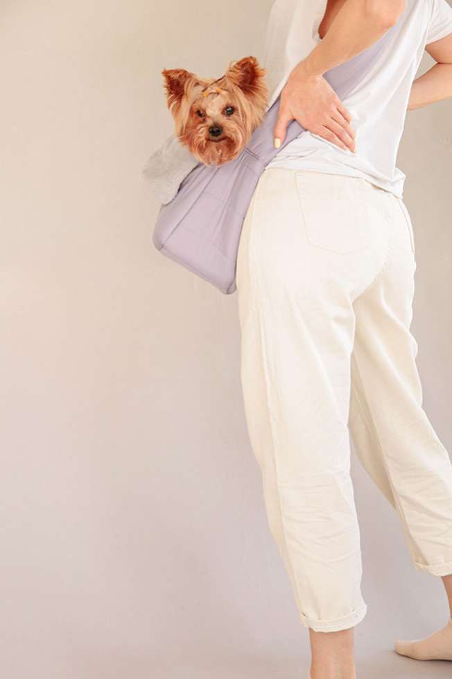 Сумка-слинг Puffy Прогулка сиреневая