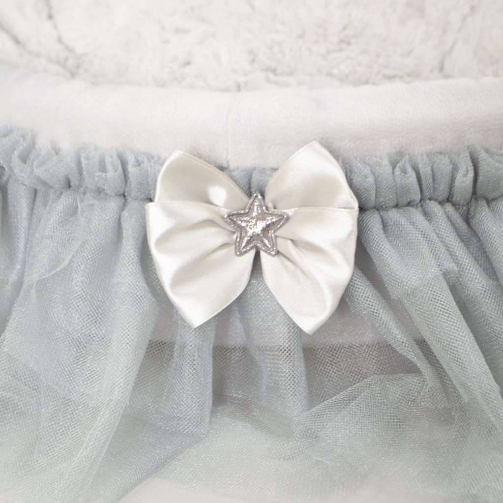 Домик для собаки со шторками Puffy Сильвер