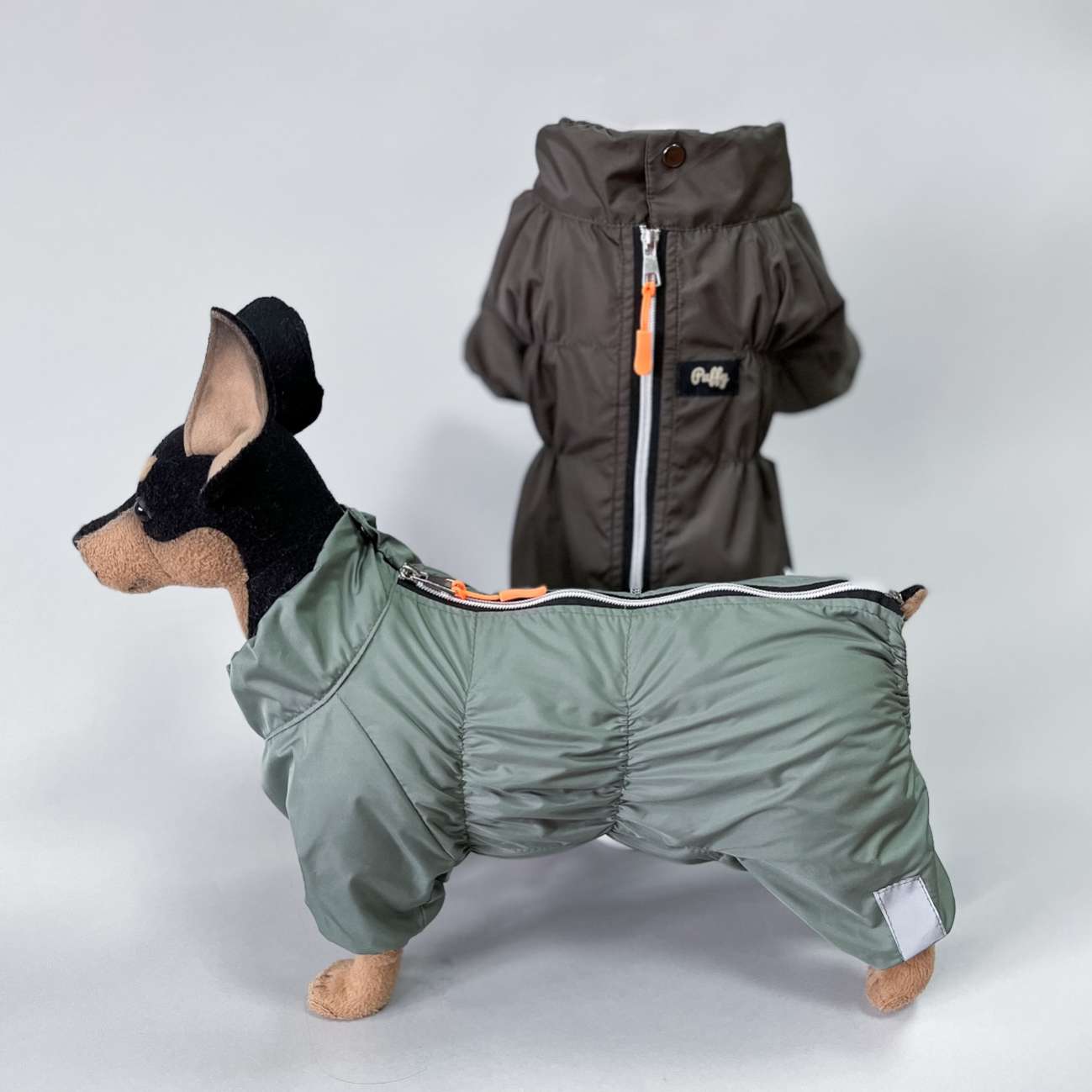 Дождевик для собаки утепленный Puffy Лестер