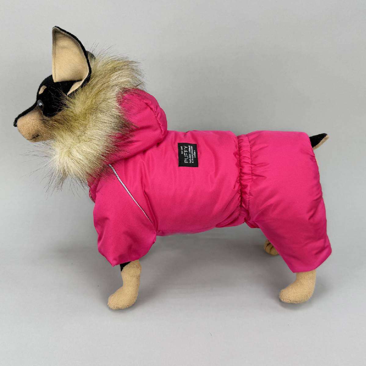 Комбинезон Puffy Аляска на шёлке малина