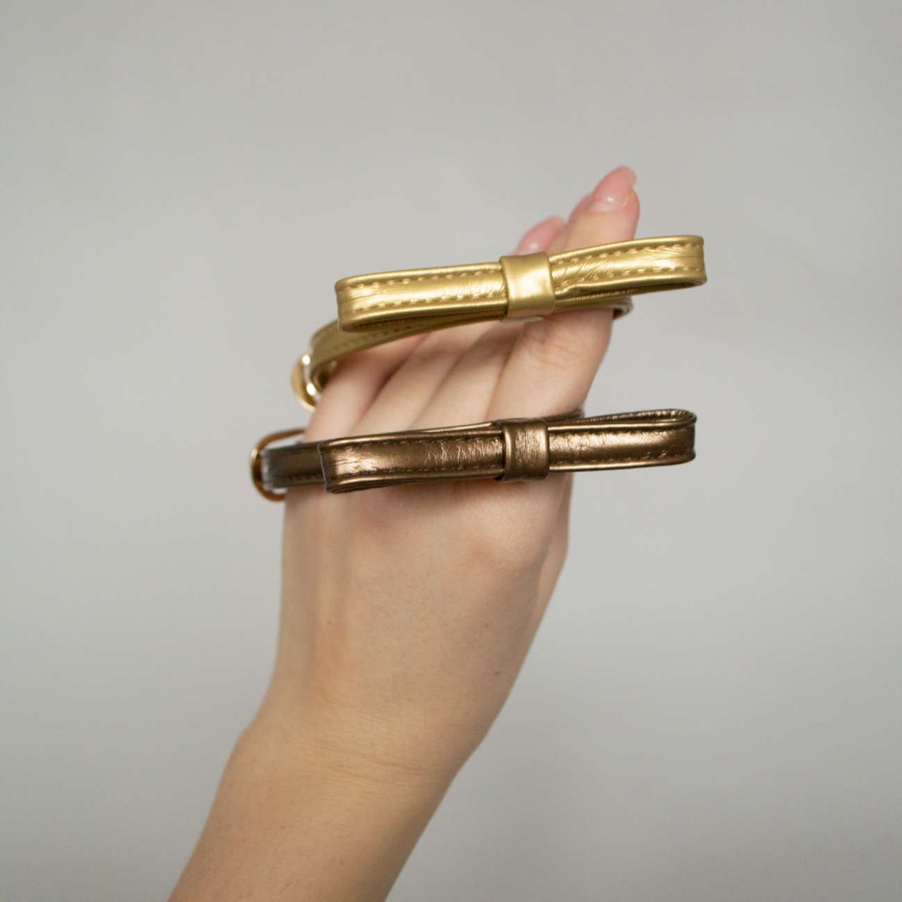 Ошейник для собак Premium Металлик