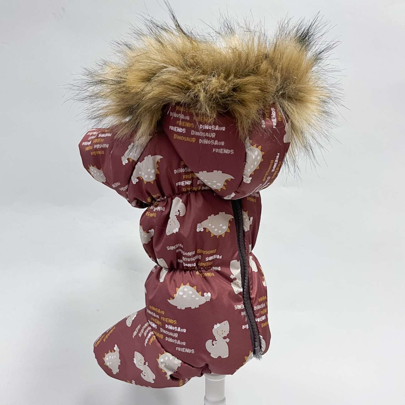 Зимний комбинезон для собак Аляска Динозаврики