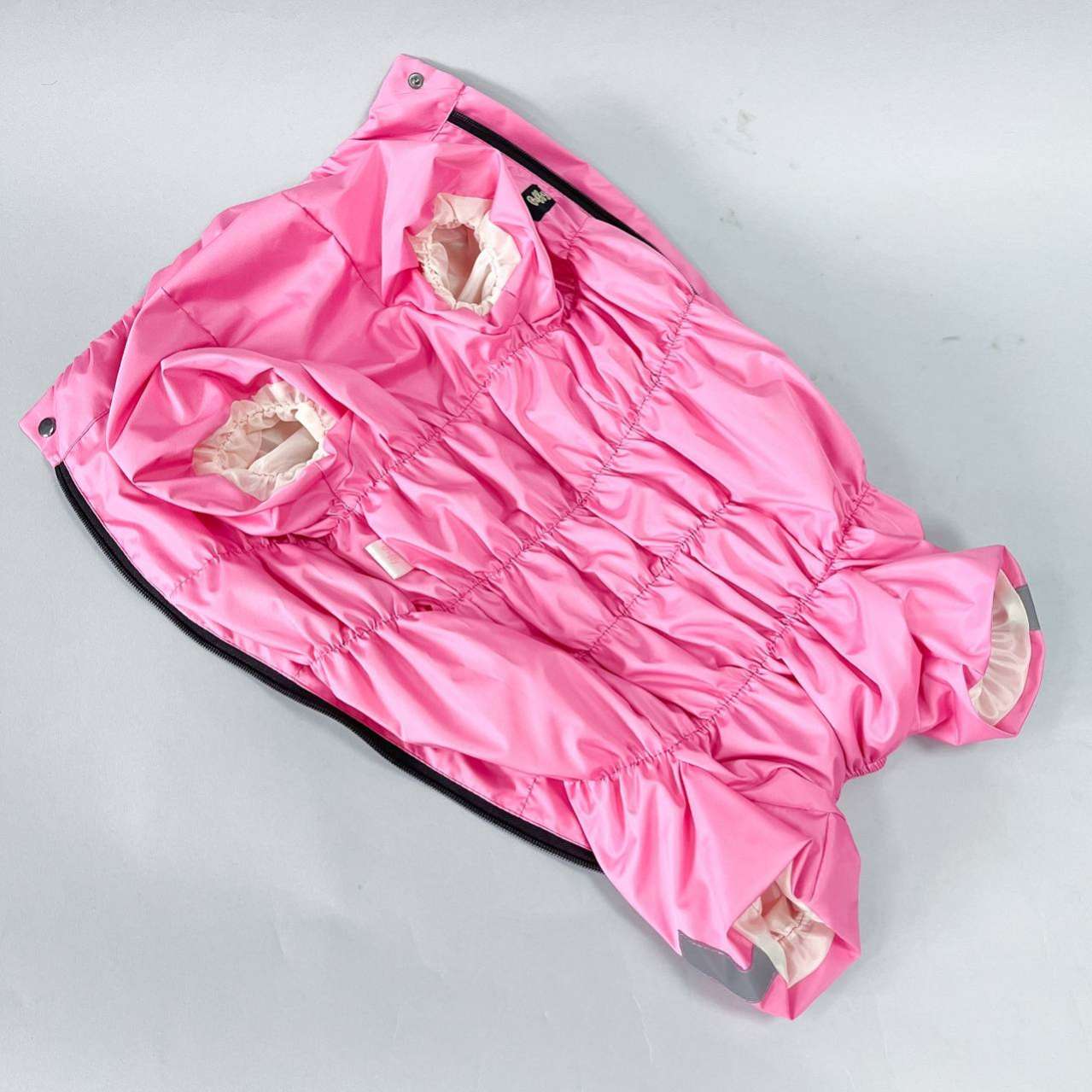 Дождевик для таксы и корги Puffy Букет