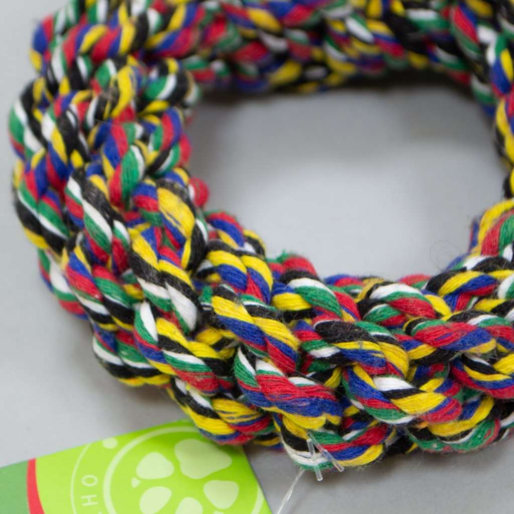 Игрушка для собак Канат Triol Плетеное кольцо