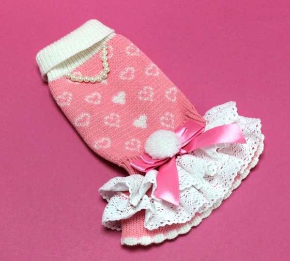 Шерстяное платье для собак Puffy Моника (4 цвета)