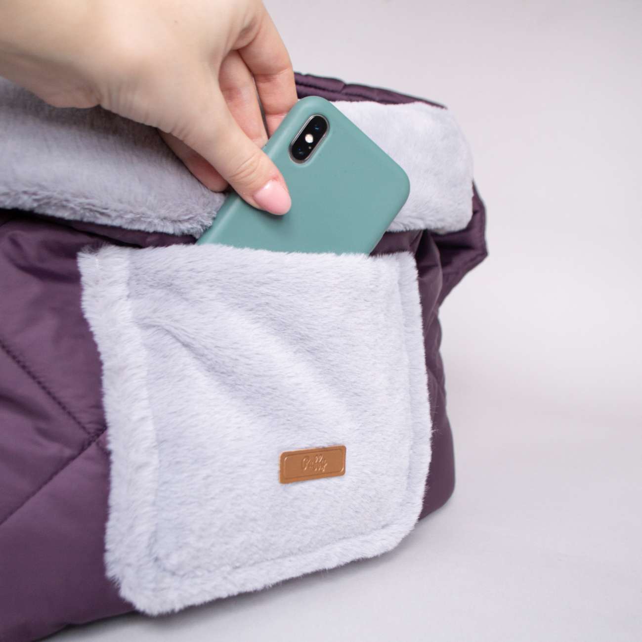 Сумка-мешок Puffy Уют слива