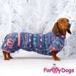 Комбинезон для таксы и корги флисовый ForMyDogs Пряник