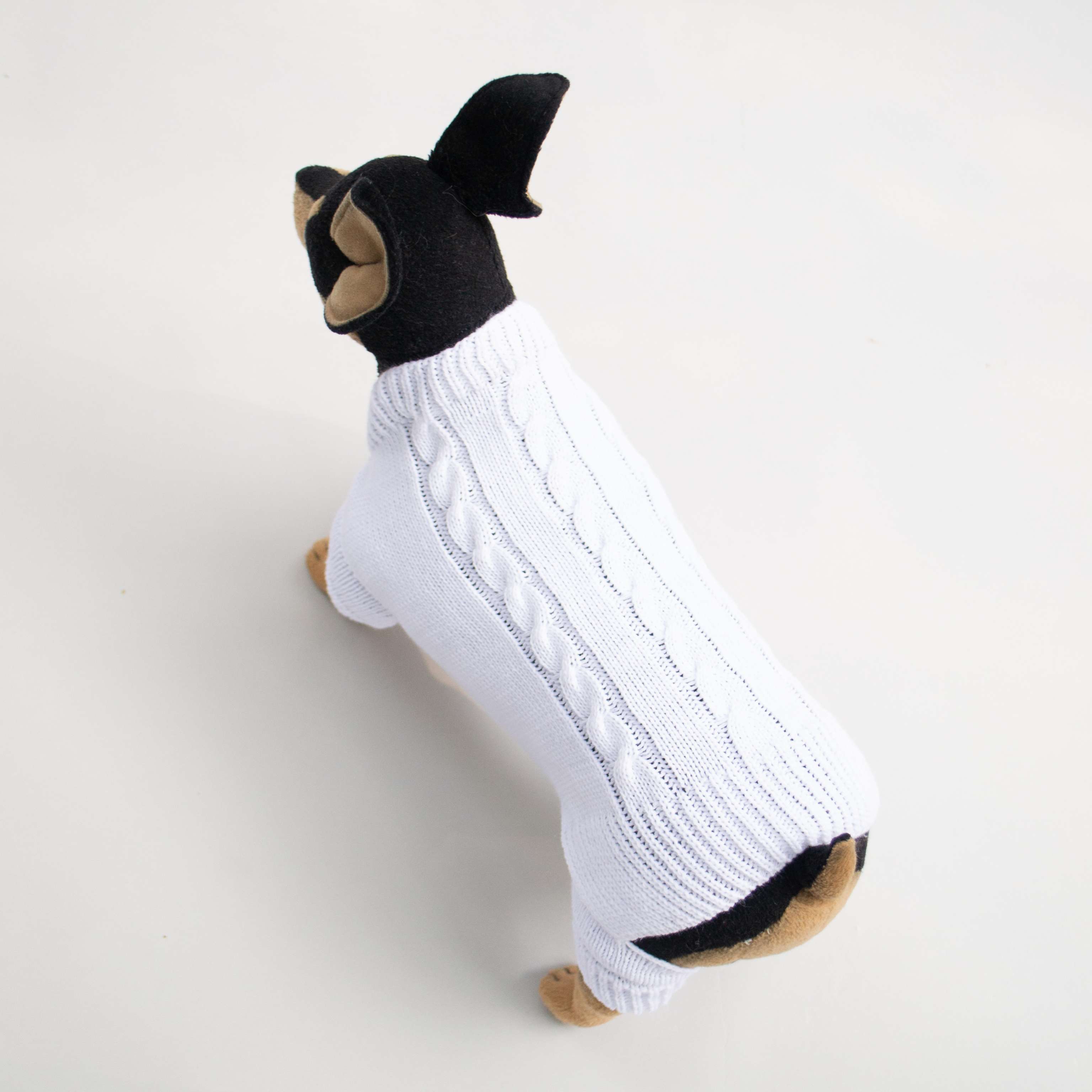 Вязаный костюм для собак Puffy Косички