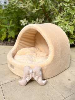 Домик для собаки круглый Puffy Нуга