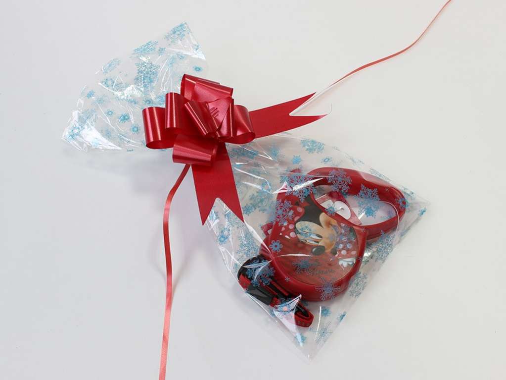 Новогодняя упаковка (пакет и бант)