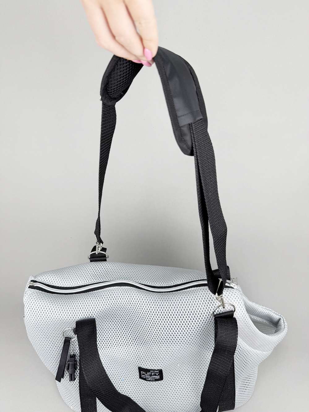 Длинная регулируемая ручка на плечо Жара черная