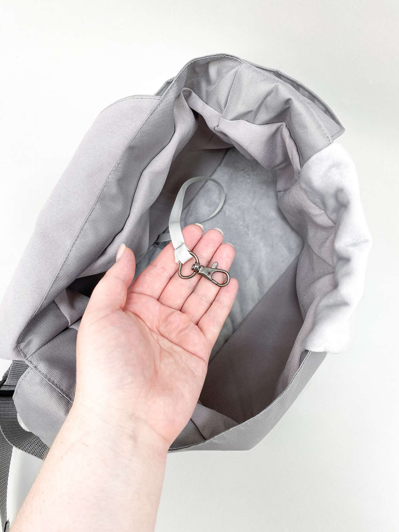 Демисезонная сумка-слинг для собак Puffy Бостон Серый