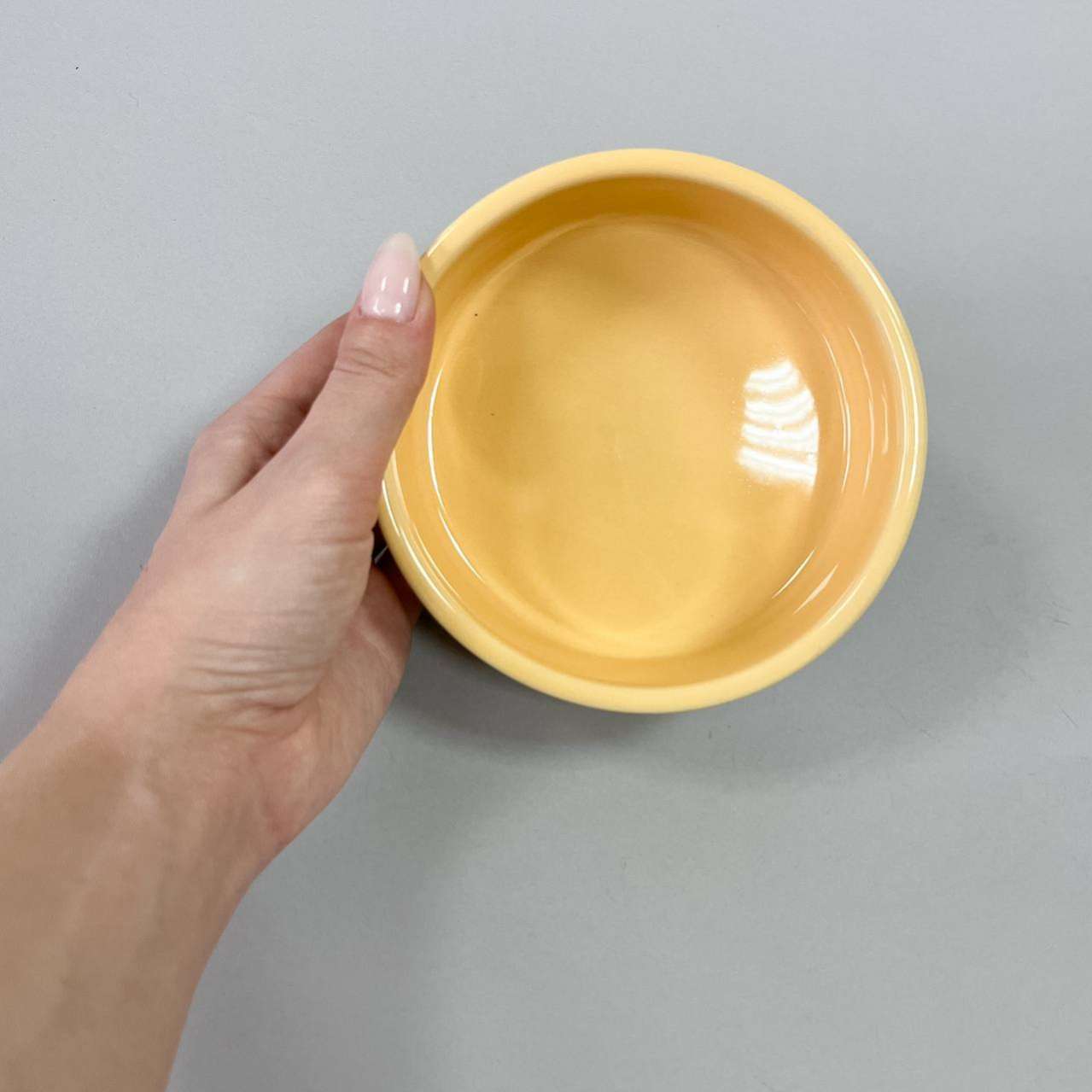 Миска для собак керамическая Следы