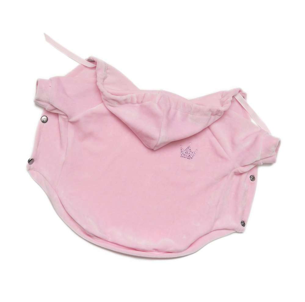 Толстовка для собак велюровая Premium Crown