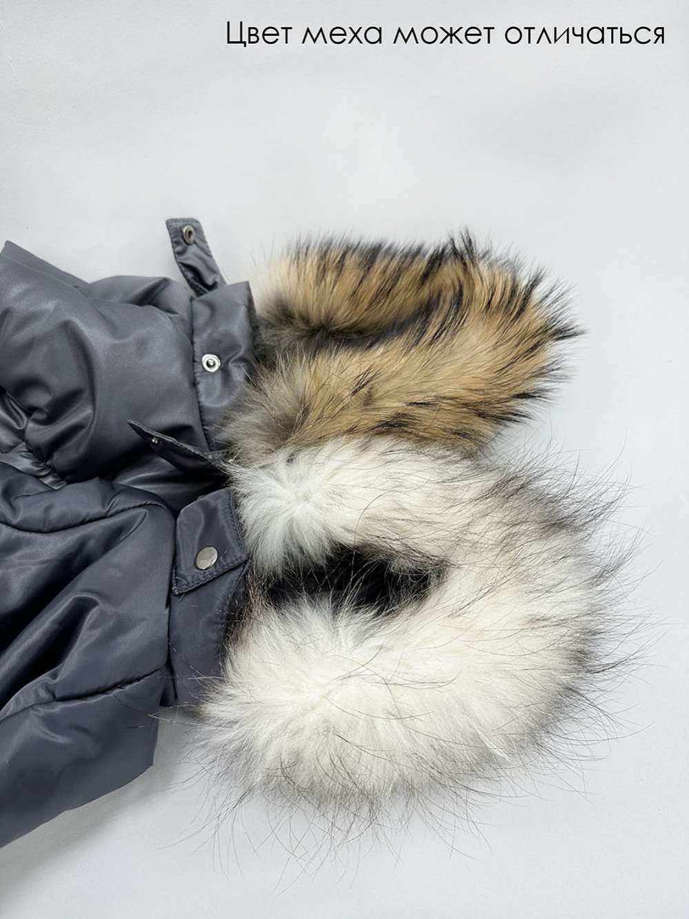 Зимний комбинезон для собак Северное сияние Карбон