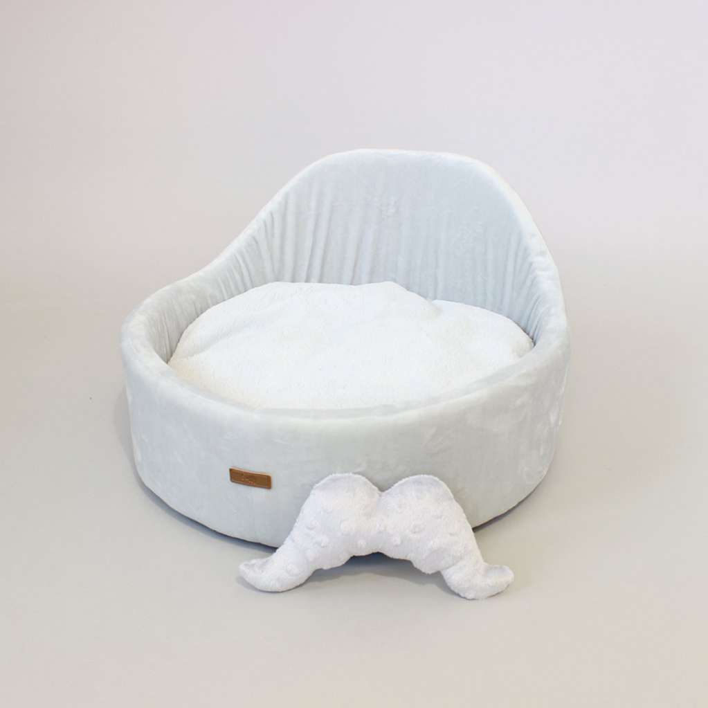 [Лежак] Лежанка для собак со спинкой Puffy Сити