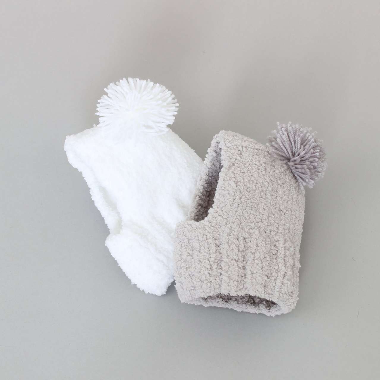 Вязаная шапка для собаки капор с закрытыми ушами Puffy Бэмби