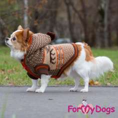 Куртка для собаки Свитер ForMyDogs Браун