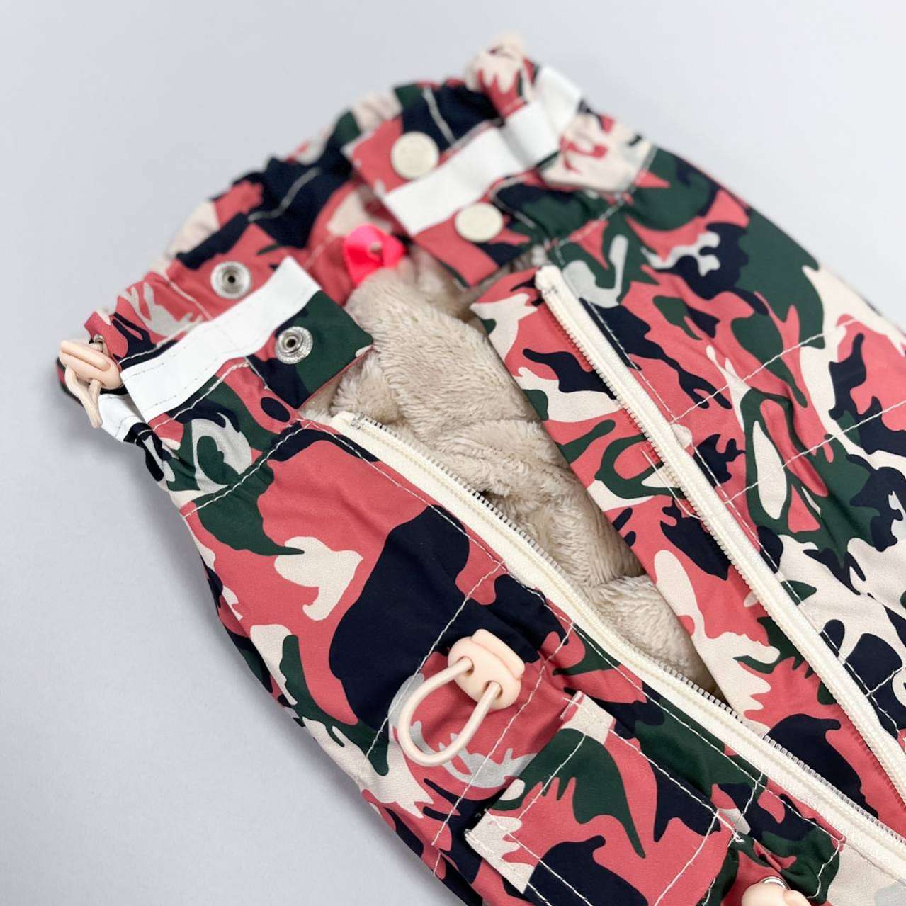 Комбинезон для таксы и корги ForMyDogs Камуфляж