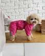 Дождевик для собаки утепленный Puffy Лион фуксия