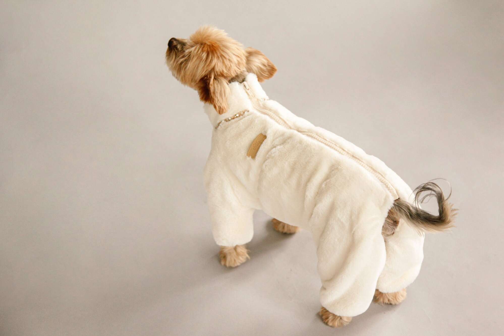 Комбинезон для собак шубка Puffy Снегурочка