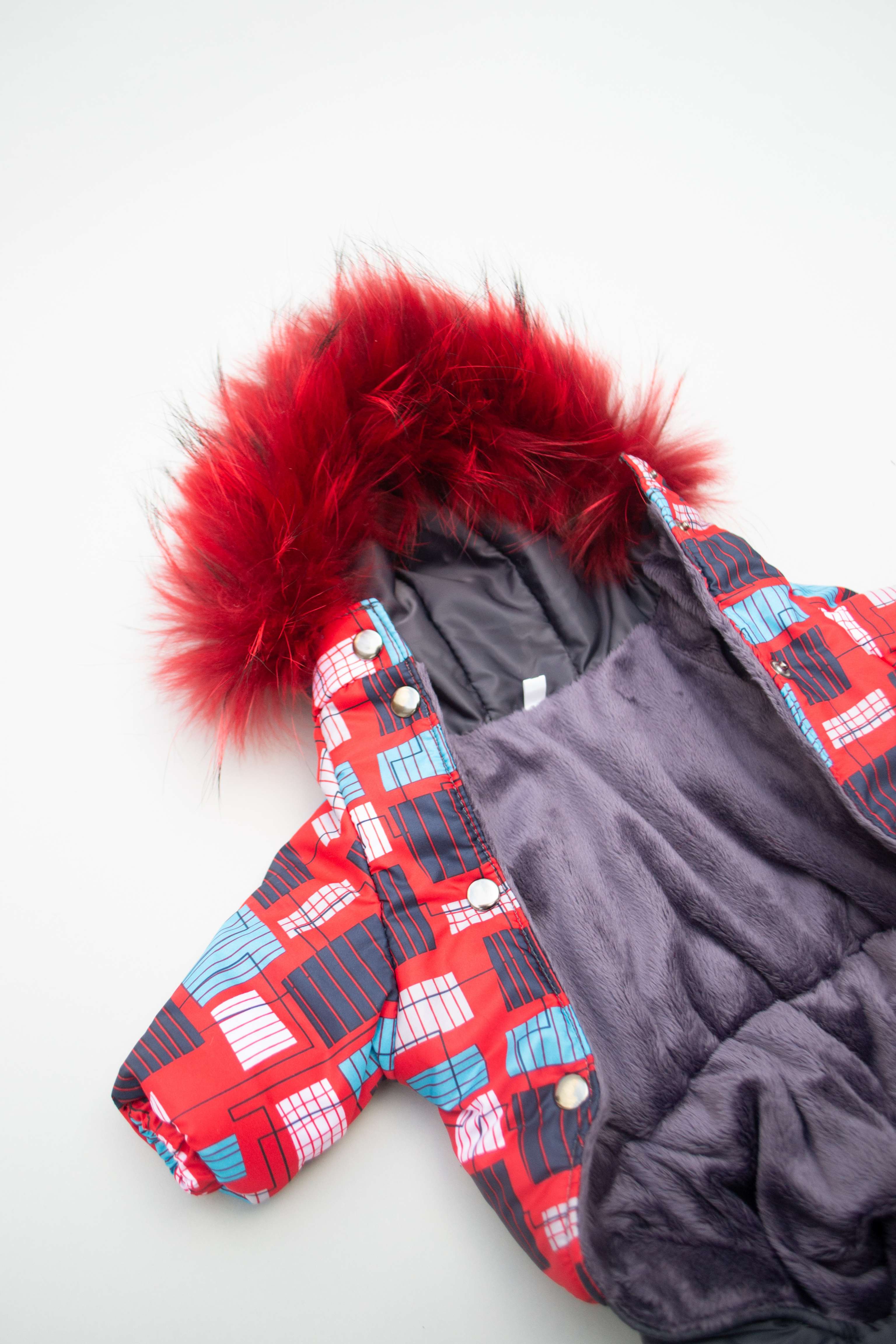 Зимний комбинезон для собак Арктика Заплатки