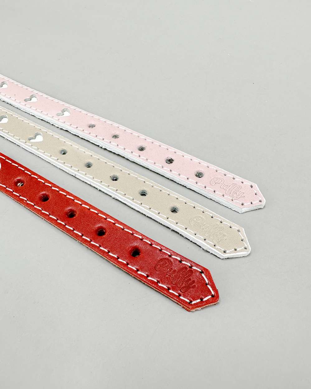 Ошейник для собак Puffy с высечкой на подложке, Сердечки