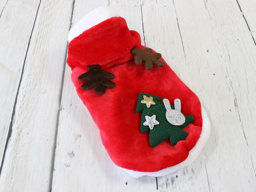 Новогодняя кофта для собаки Рудольф