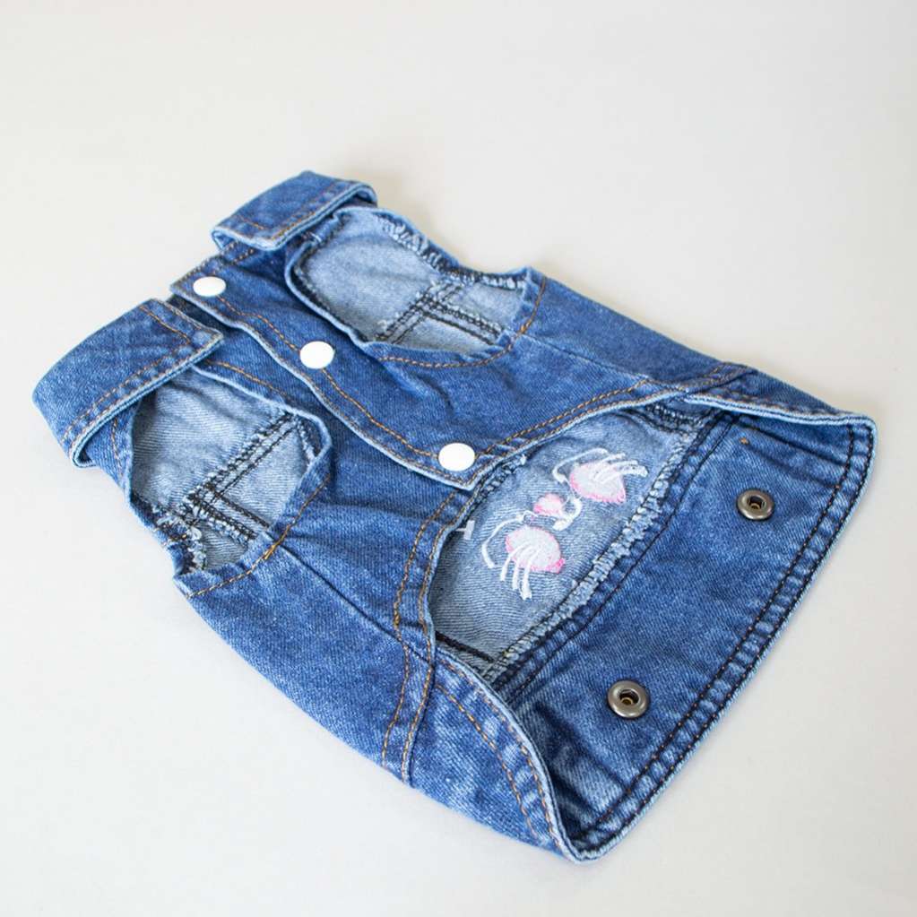 Джинсовка для собак Pet Зайка