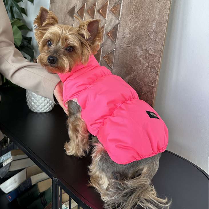Жилетка Puffy Рич розовая