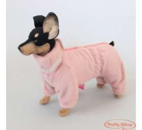 Комбинезон для собак шубка ForMyDogs Пудра