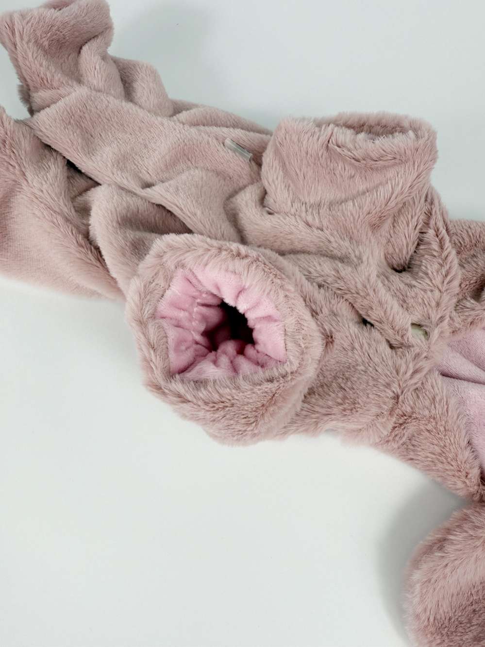 Комбинезон-шубка Puffy Зайка розовый