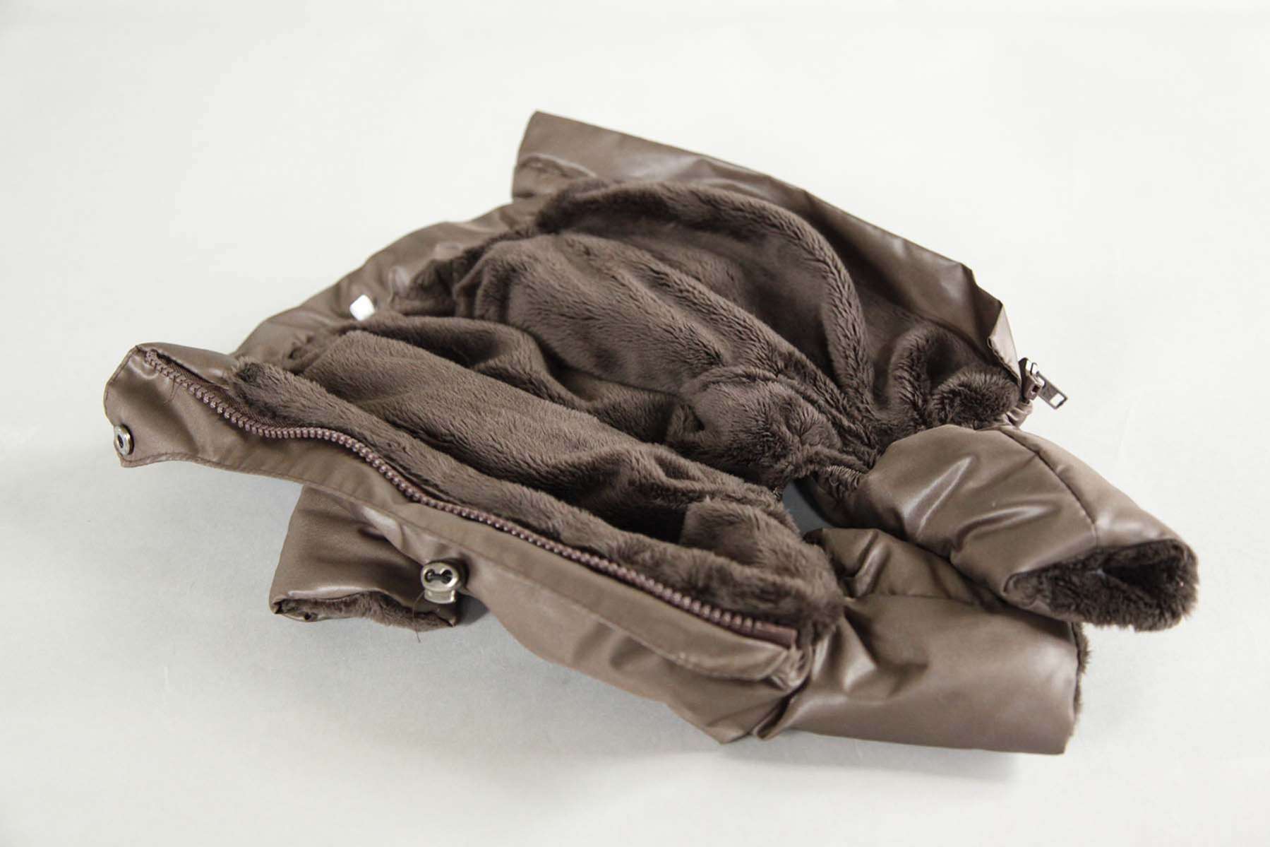 Зимний комбинезон для собак Северное сияние Шоколад