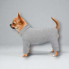 Костюм-боди для собак Puffy Сумерки серый